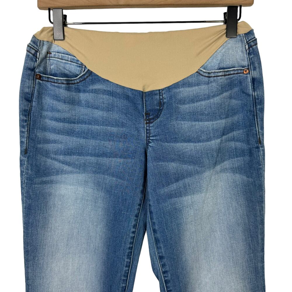 A Pea In The Pod Level 99 Full Panel Sz 28 Secret Fit Belly Flare Maternity Jean - Picture 4 of 9